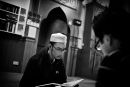 Malaysian students pray at Dublin mosque, Ireland
