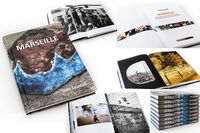 "Marseille" photobook by Tom Szustek cover and a few pages