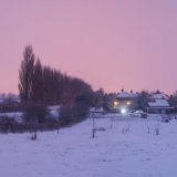Bridget's Field, winter panoramic