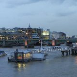 London, winter afternoon