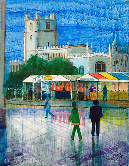 Cambridge Market - Rainy Day