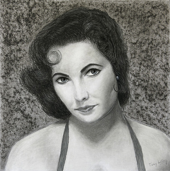 Elizabeth Taylor portrait