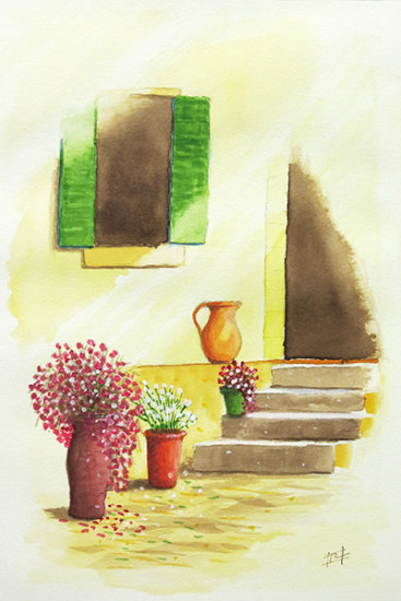 Mediterranean Courtyard