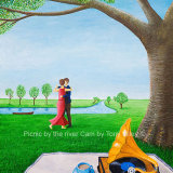 Picnic by the river Cam