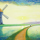 Windmill at Sunrise