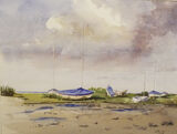 on the saltmarsh at Blakeney