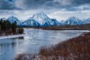Mount Moran from Oxbow Bend