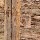 Wooden Door in Pienza