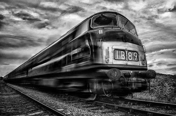 Warship D832 at speed