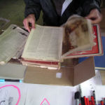 Using old 'Boys Own' books to make work