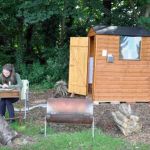 outdoors collaging
