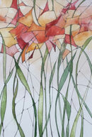 Stained glass watercolour