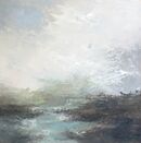 “Light falling” acrylic on deep edge panel.
