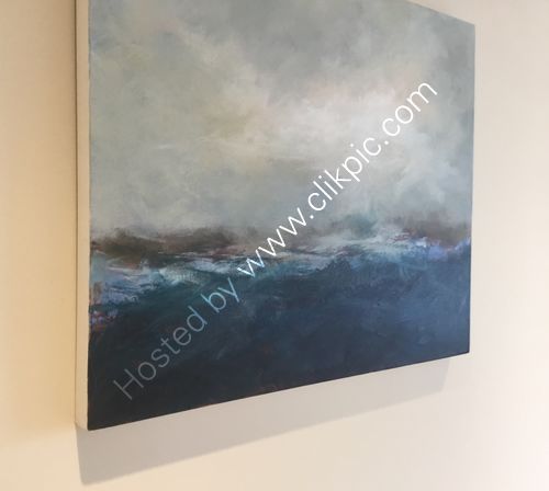 Coastal tide acrylic artwork
