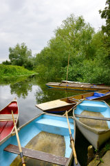 Punts at Houghton Mill