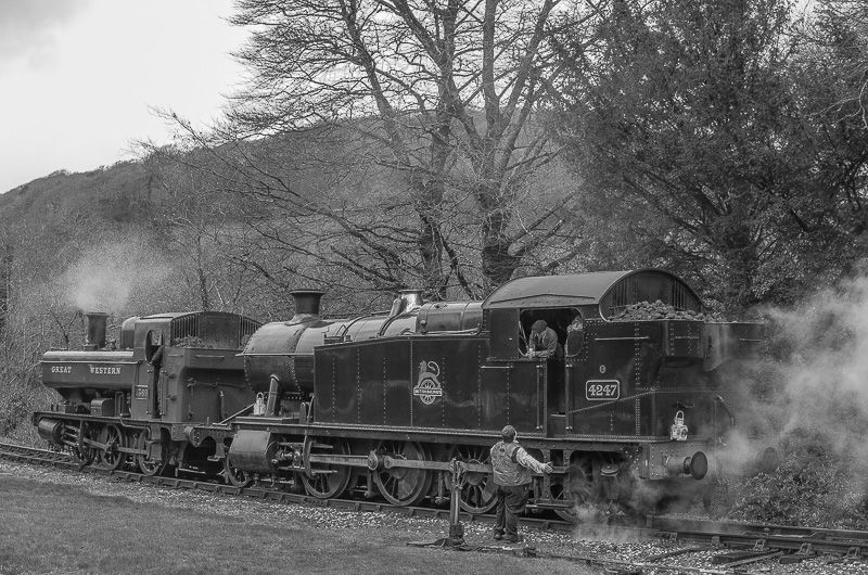 "you've left your train behind!"