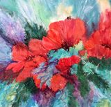 Abstract Poppies