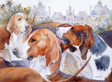 Hounds of Chiverny too 25x35cm