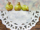 Pears on a Doily 30x37cm