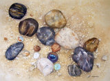 Pebbles and Marbles too 27x37cm