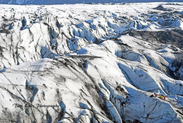Glacier hiking: Solheimajokull Glacier.
