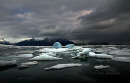 Approaching storm; Jokulsarlon