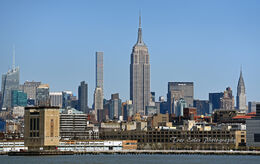Empire State Building from Hudson River