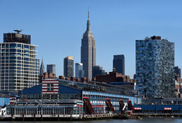 Empire State Building from Hudson River