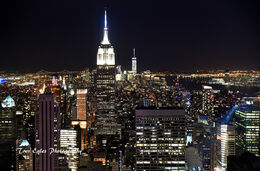 Empire State Building and Lower Manhattan