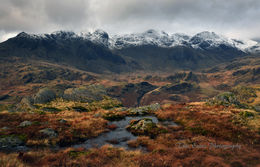 The Scafells from Hardknott