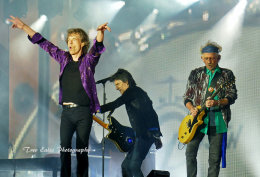 Mick Jagger, Keith Richards, Ronnie Wood, The Rolling Stones.