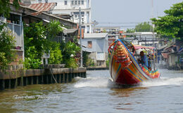 Tourist traffic: Bangkok canals