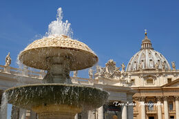 Fountain at St Peter's Basilica