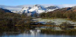 Looking across Loughrigg Tarn