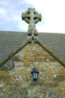 Great Bourton Church stone cross.