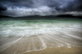 approaching storm luskentyre isle of harris