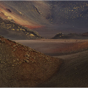 Valagja red cinder crater