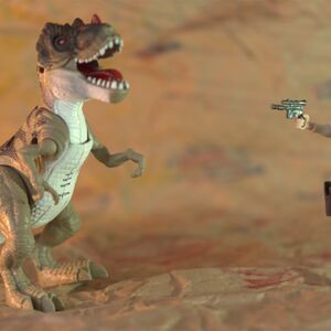 Tyranosaurus and Luke