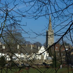 250202 Bath Row and Saint Mary's Church