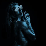 Blue lady