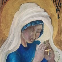 Icon of our Lady - the Rosary