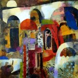Are we nearly there? acrylic/collage on board £200