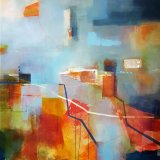 Reaching Saturation metre square canvas, framed £1200