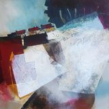 Embracing the Love 12 x 12 ins box canvas SOLD