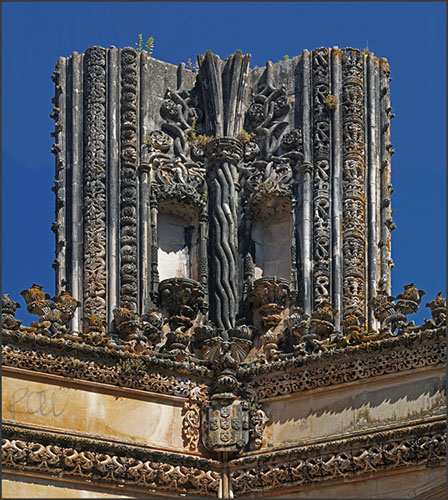 Tower detail, Imperfect Chapel, Batalha