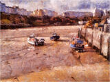 Low tide Tenby - John Hufferdine