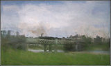 Steam train art