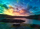 LLyn Brianne sunset - John Hufferdine