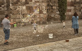 The bubbles man