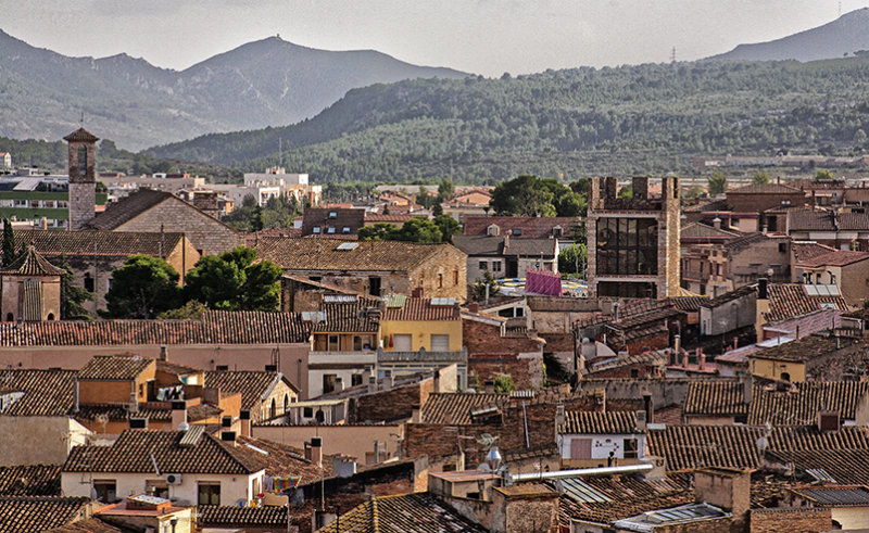 Sea of ancient rooftops